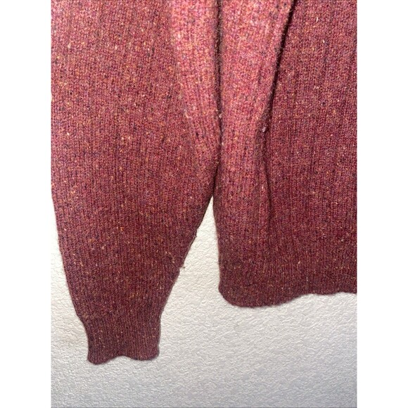 Jantzen Wool Sweater Crew Fisherman Luxury Vintage Women L Fair Aisle USA Thick - Picture 4 of 8